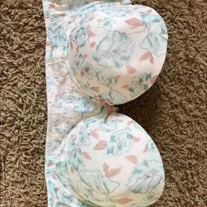 Pretty flower pattern bra new